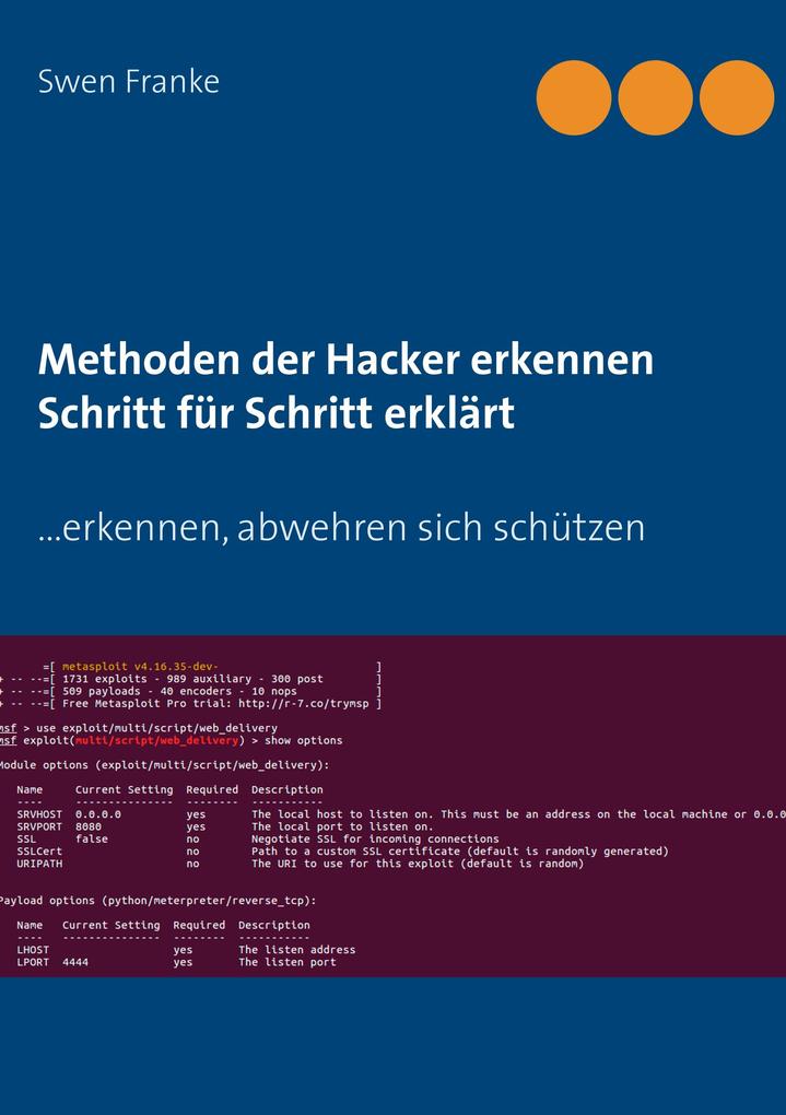 Produktbild: Methoden der Hacker erkennen. Schritt für Schritt erklärt | Swen Franke
