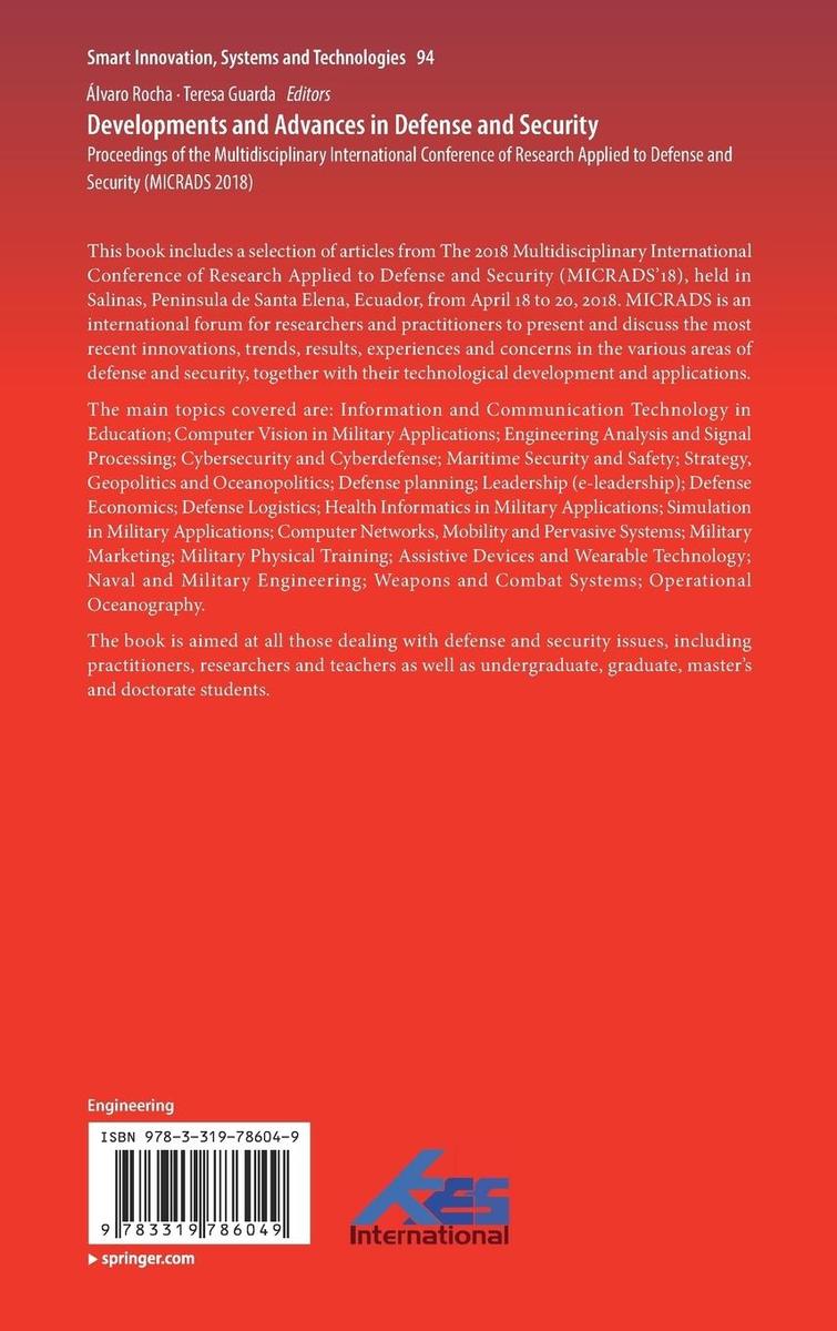 Weitere Ansicht: Developments and Advances in Defense and Security