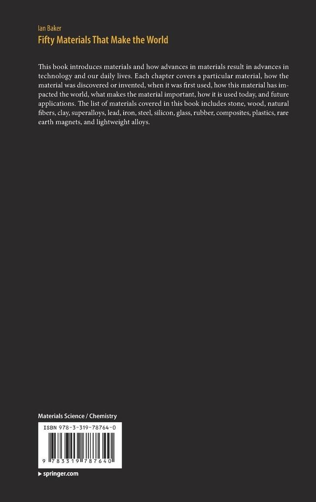 Weitere Ansicht: Fifty Materials That Make the World | Ian Baker