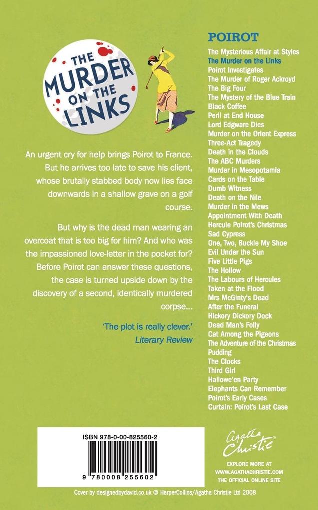 Weitere Ansicht: The Murder on the Links | Agatha Christie