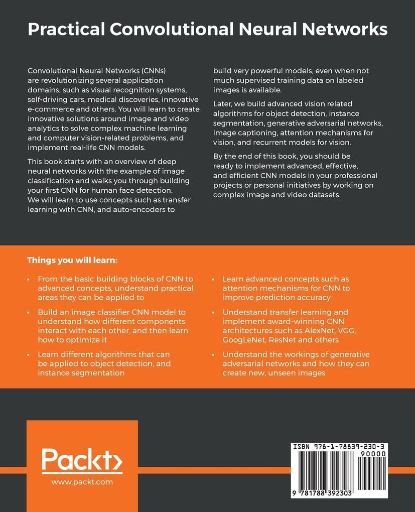 Weitere Ansicht: Practical Convolutional Neural Network Models | Pradeep Pujari, Mohit Sewak, Md. Rezaul Karim