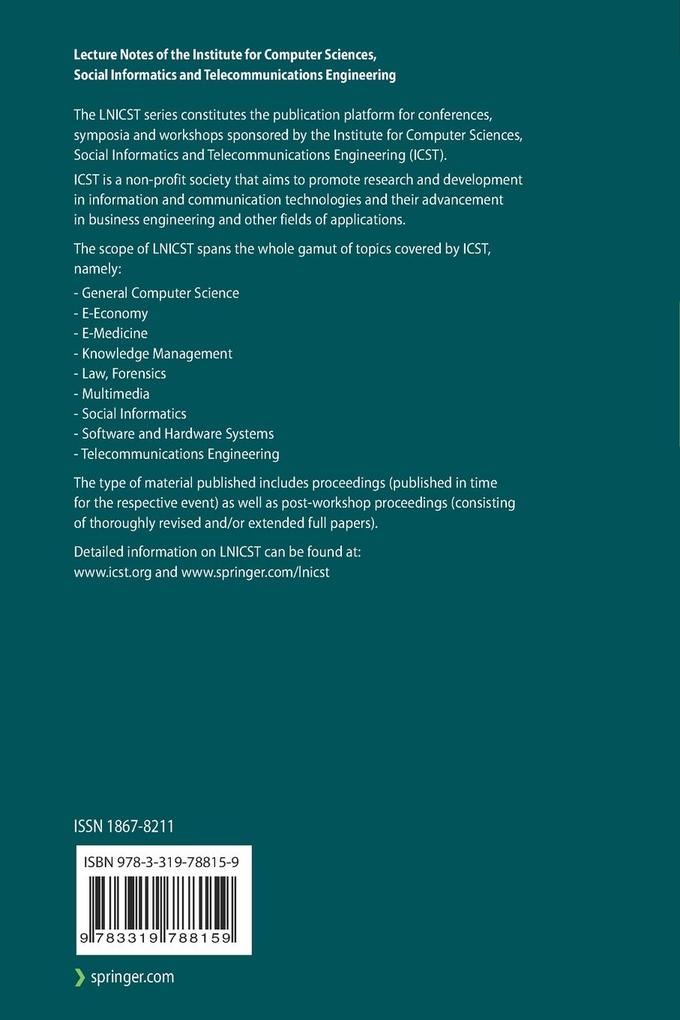 Weitere Ansicht: Security and Privacy in Communication Networks