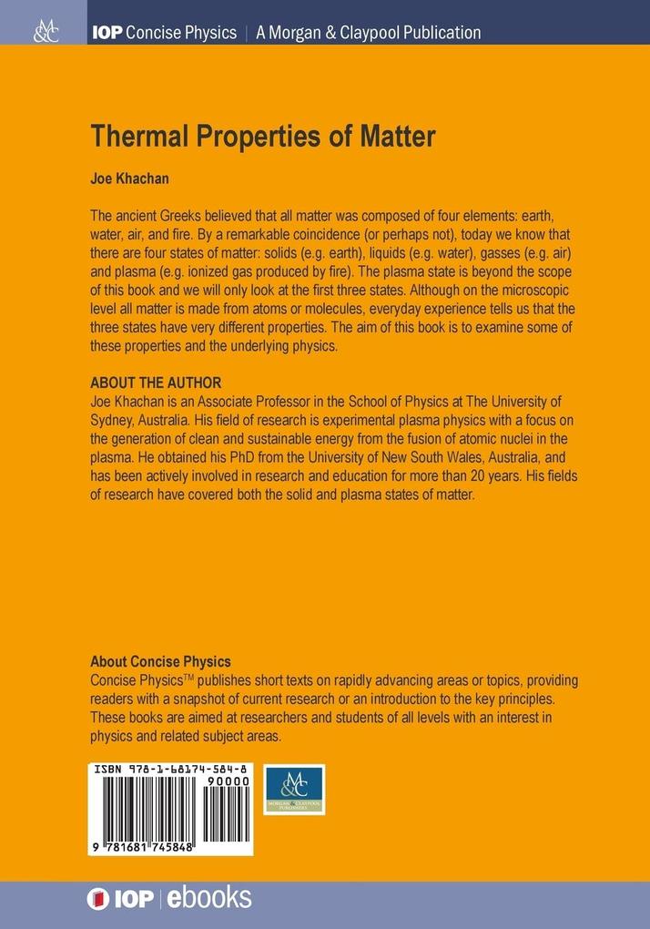 Weitere Ansicht: Thermal Properties of Matter | Joe Khachan