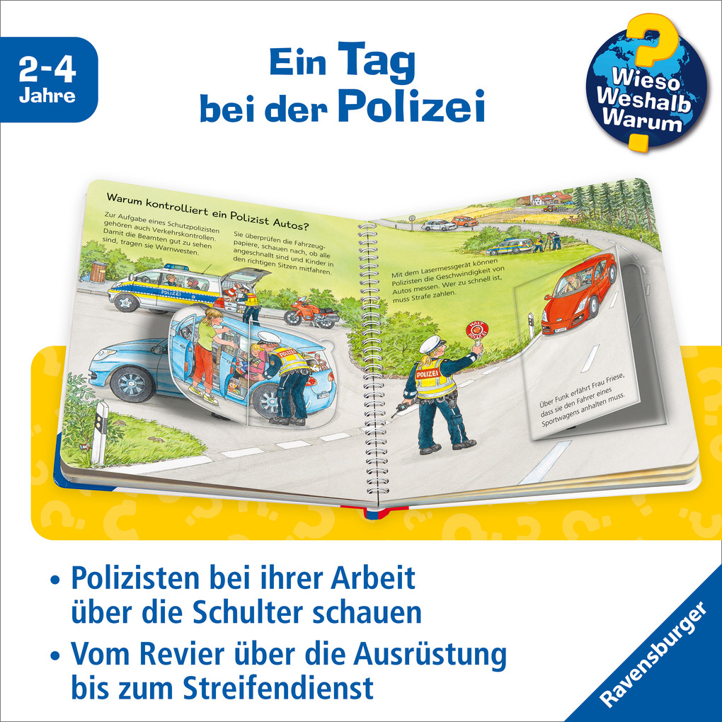 Weitere Ansicht: Wieso? Weshalb? Warum? junior, Band 65: Was macht der Polizist? | Andrea Erne