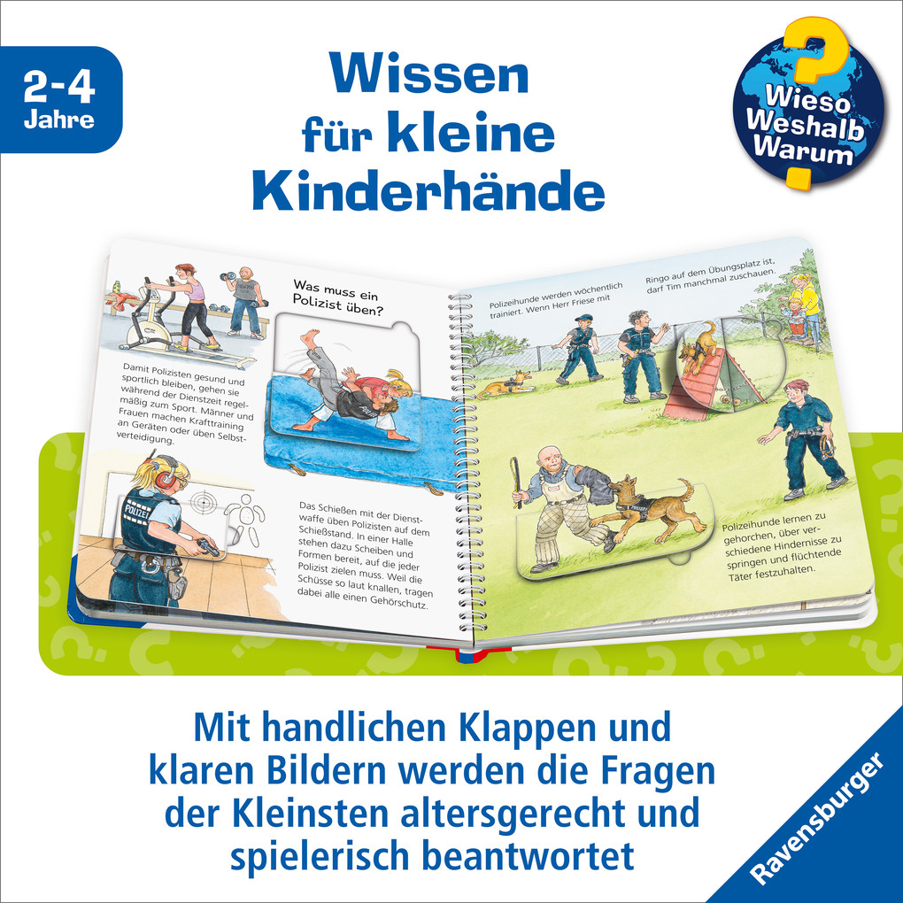 Weitere Ansicht: Wieso? Weshalb? Warum? junior, Band 65: Was macht der Polizist? | Andrea Erne