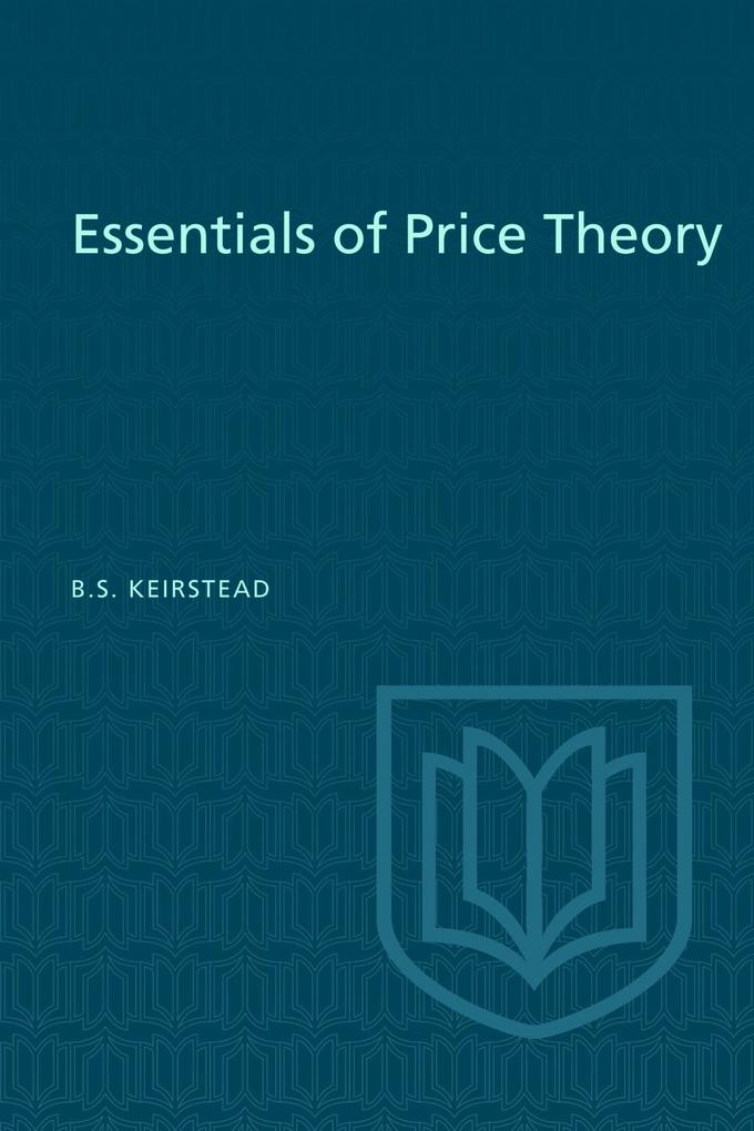 Produktbild: Essentials of Price Theory | Burton Keirstead