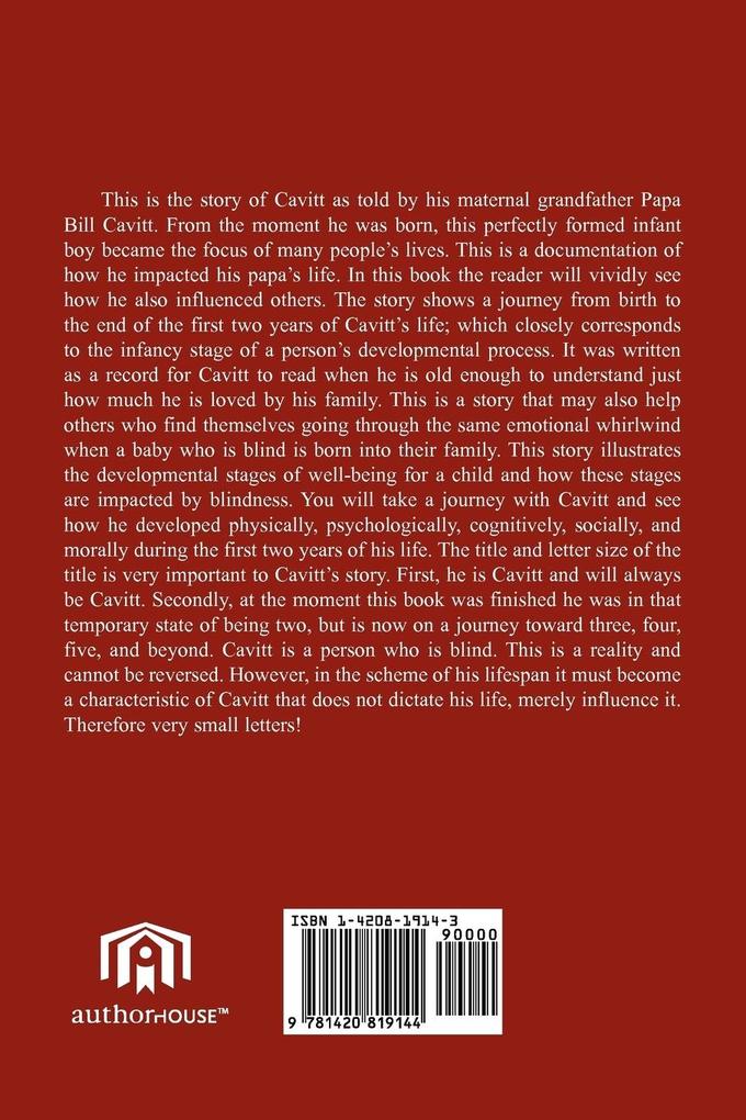 Weitere Ansicht: I'm Cavitt, I'm Two, and I'm blind! | William F. Cavitt