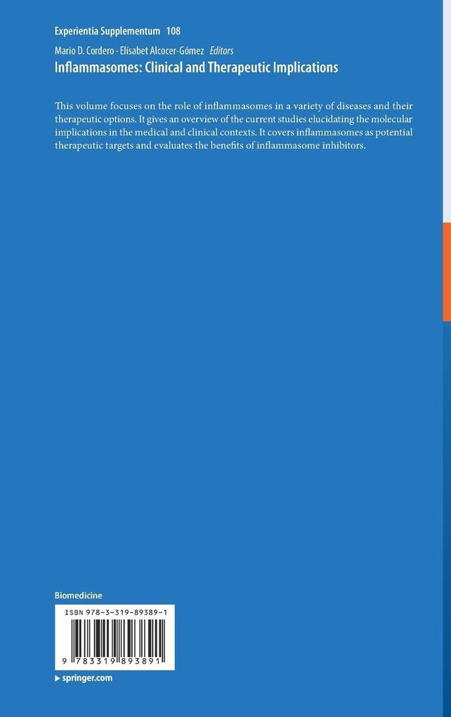 Weitere Ansicht: Inflammasomes: Clinical and Therapeutic Implications