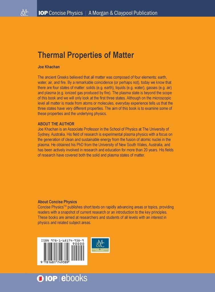 Weitere Ansicht: Thermal Properties of Matter | Joe Khachan