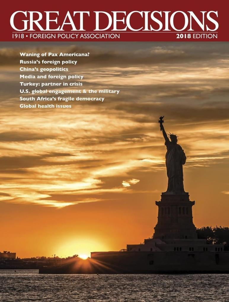 Produktbild: Great Decisions 2018 | Foreign Policy Association
