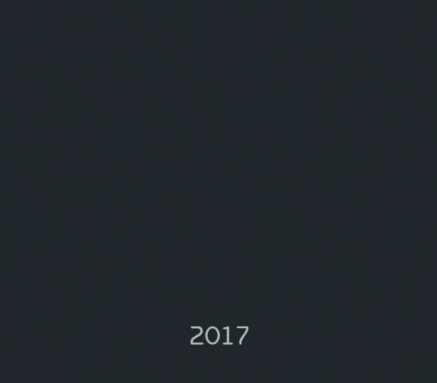 Weitere Ansicht: Grey Grau 2026 Blanko Gross XL Format
