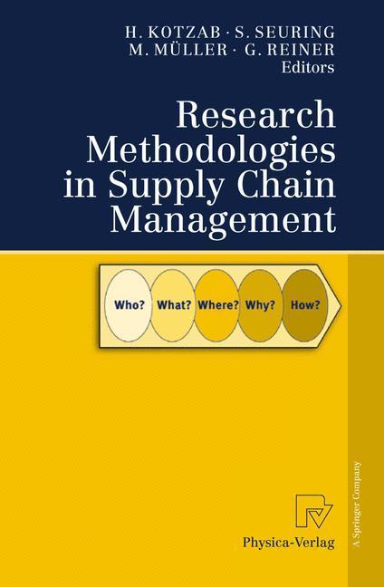 Weitere Ansicht: Research Methodologies in Supply Chain Management