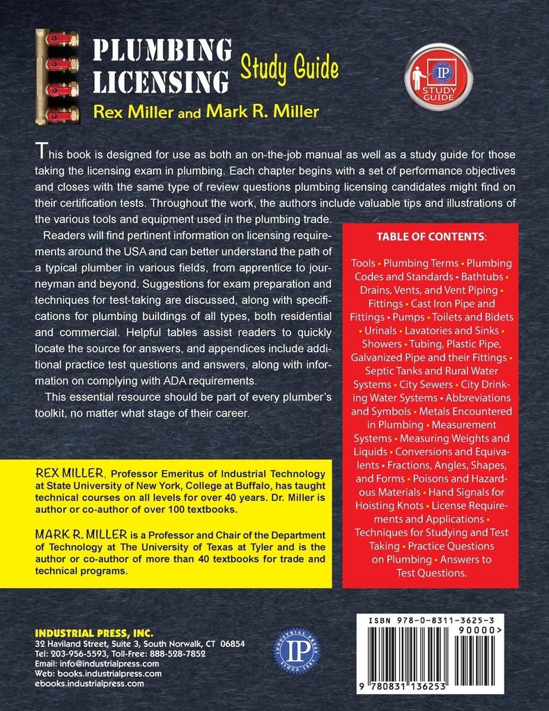 Weitere Ansicht: Plumbing Licensing Study Guide | Rex Miller, Mark R Miller