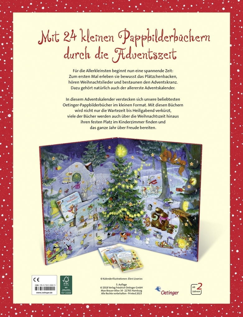 Weitere Ansicht: Mein allererster Adventskalender | Paul Maar, Susanne Lütje, Outi Kaden, Anne-Kristin zur Brügge, Anne Steinwart