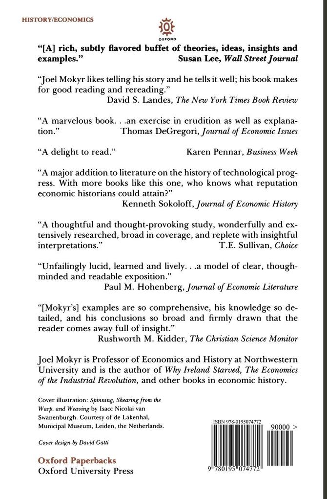 Weitere Ansicht: The Lever of Riches | Joel Mokyr