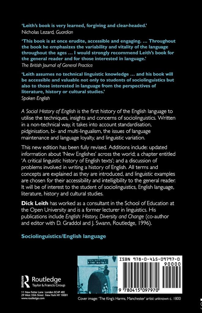 Weitere Ansicht: A Social History of English | Dick Leith