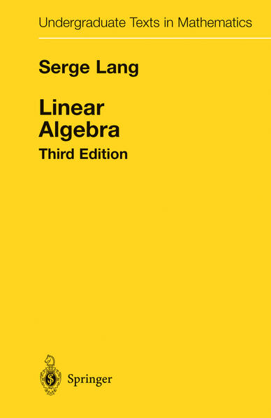 Produktbild: Linear Algebra | Serge Lang