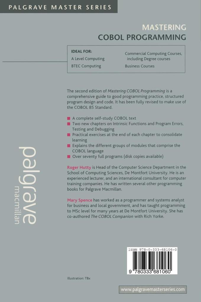 Weitere Ansicht: Mastering COBOL Programming | Roger Hutty, Mary Spence