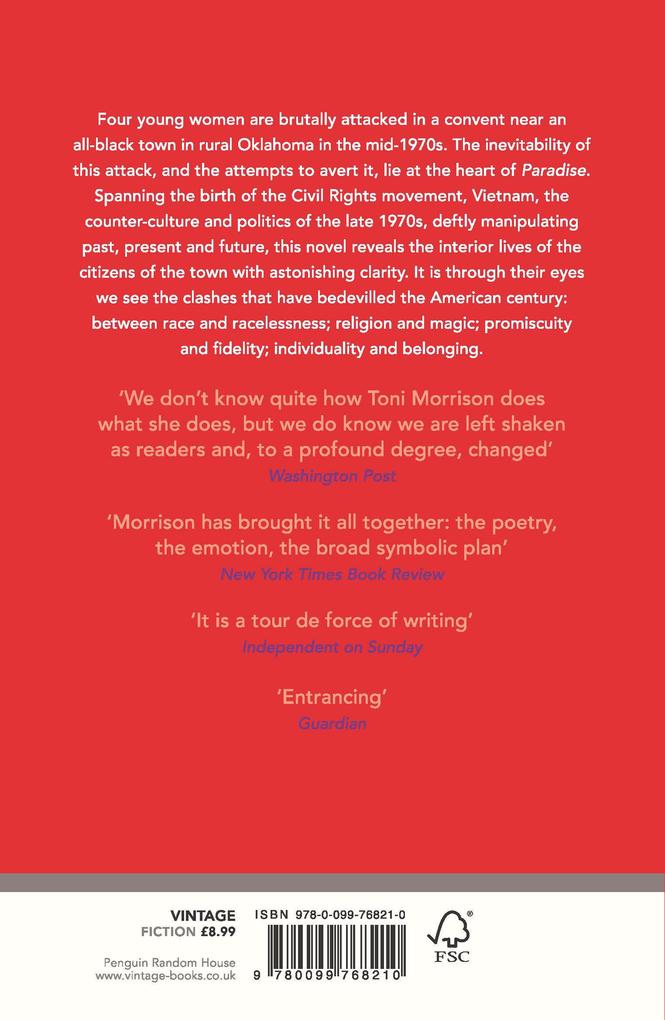 Weitere Ansicht: Paradise | Toni Morrison