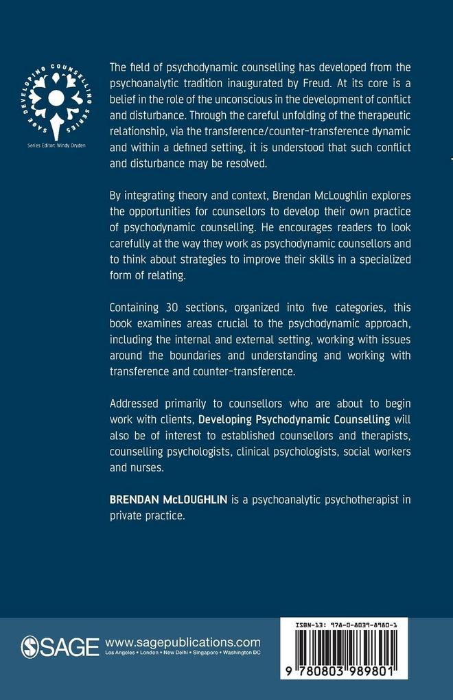 Weitere Ansicht: Developing Psychodynamic Counselling | Brendan Mcloughlin