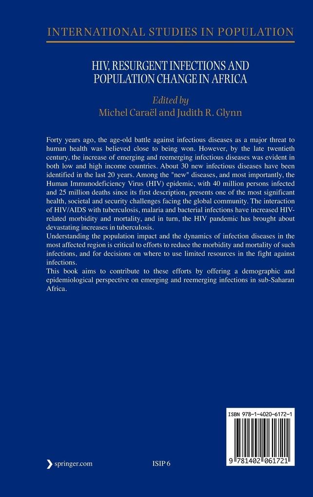 Weitere Ansicht: Hiv, Resurgent Infections and Population Change in Africa
