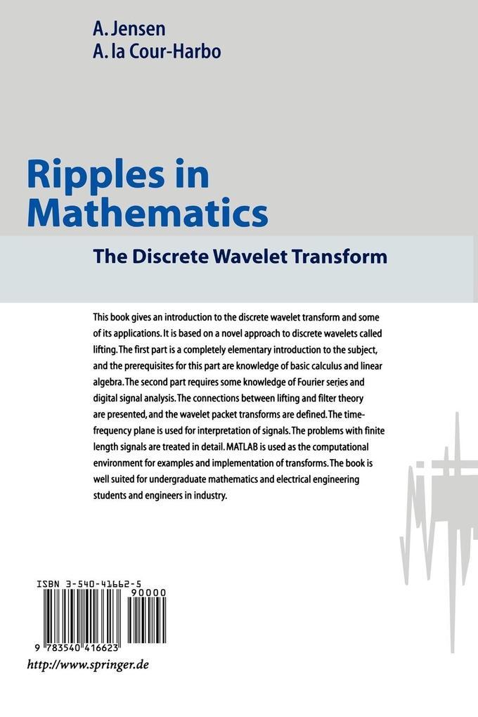 Weitere Ansicht: Ripples in Mathematics | Anders La Cour-Harbo, A. Jensen