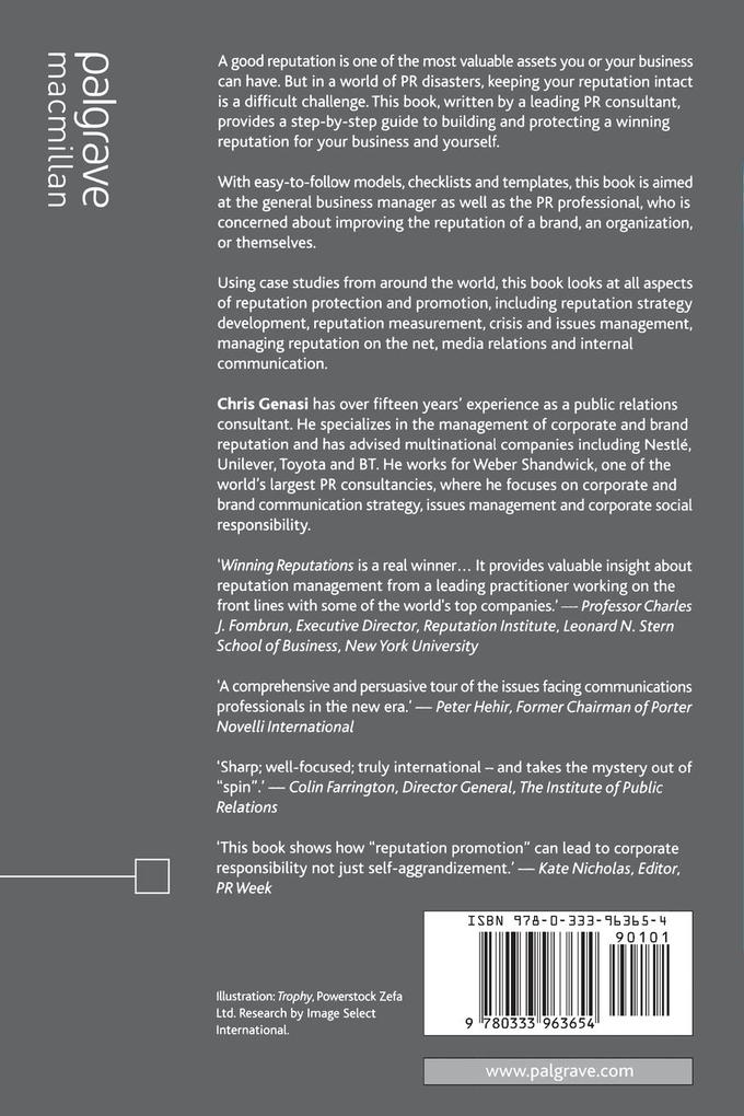 Weitere Ansicht: Winning Reputations | C. Genasi