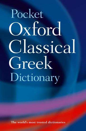 Produktbild: Pocket Oxford Classical Greek Dictionary