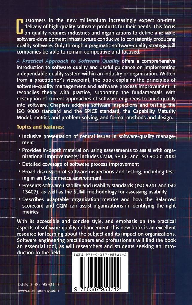 Weitere Ansicht: A Practical Approach to Software Quality | Gerard O'Regan