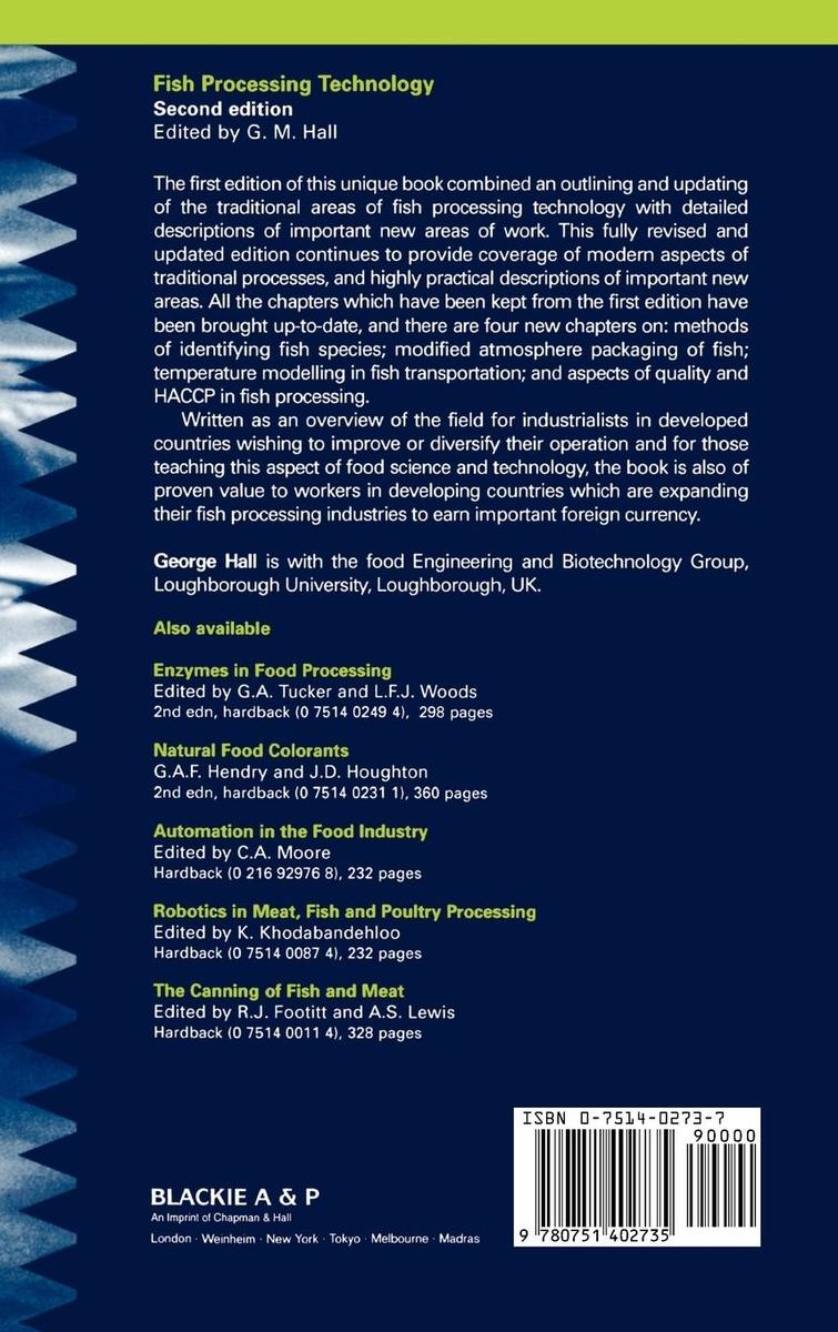 Weitere Ansicht: Fish Processing Technology | George M. Hall