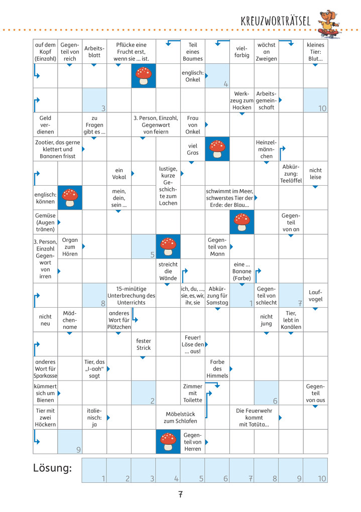 Weitere Ansicht: Rätselblock ab 9 Jahre, Band 1, A5-Block | Agnes Spiecker