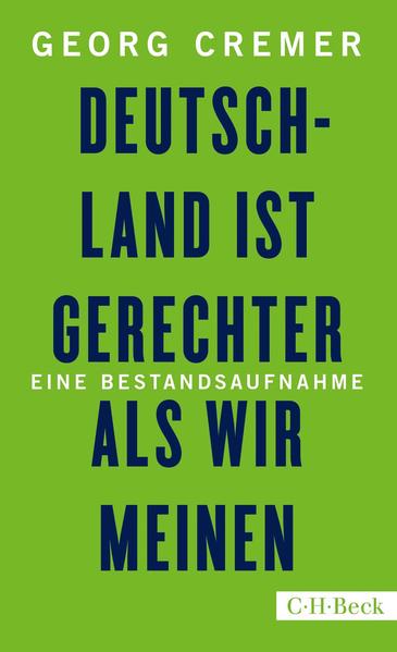 Produktbild: Deutschland ist gerechter, als wir meinen | Georg Cremer