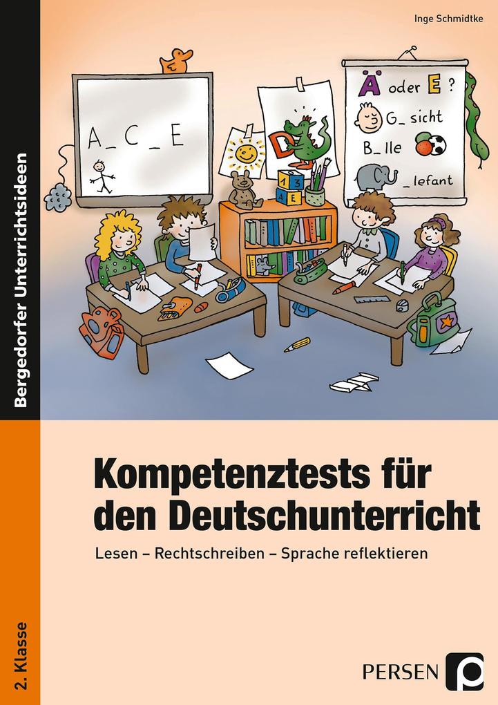 Produktbild: Kompetenztests für den Deutschunterricht 2. Klasse | Inge Schmidtke