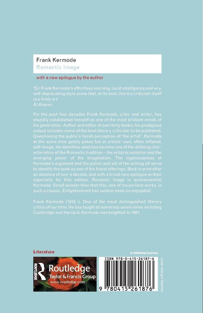 Weitere Ansicht: Romantic Image | Frank Kermode