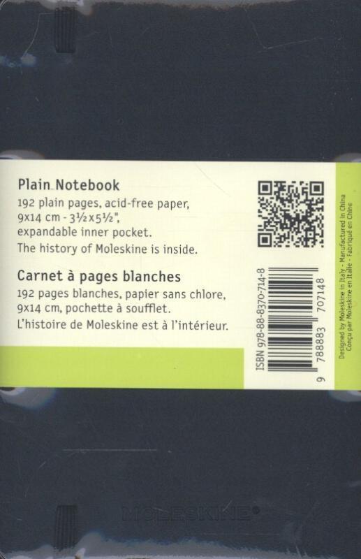 Weitere Ansicht: Moleskine. Notizbuch blanko klein