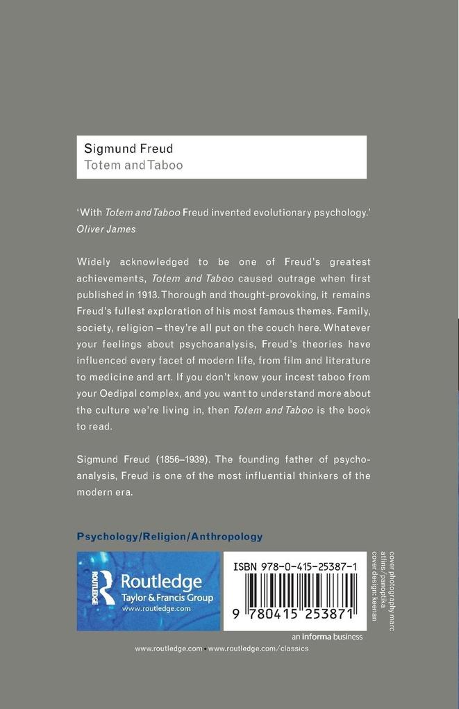 Weitere Ansicht: Totem and Taboo | Sigmund Freud