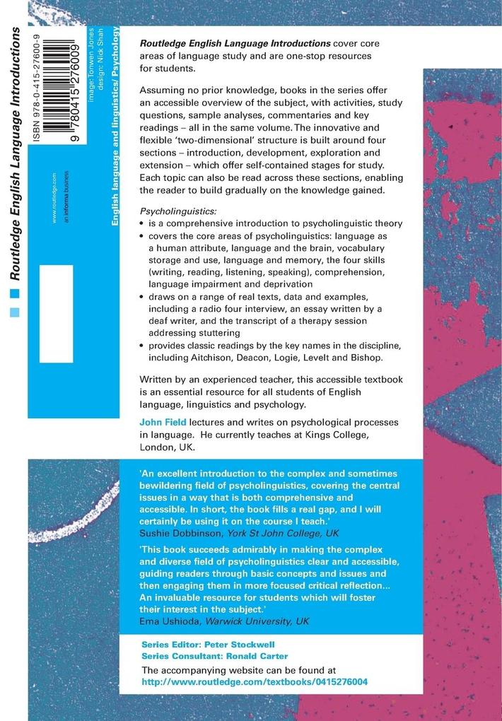 Weitere Ansicht: Psycholinguistics | John Field