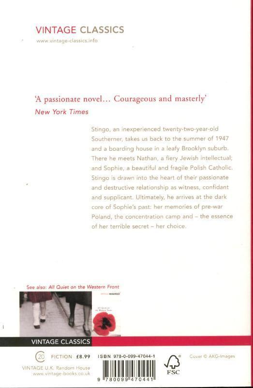 Weitere Ansicht: Sophie's Choice | William Styron