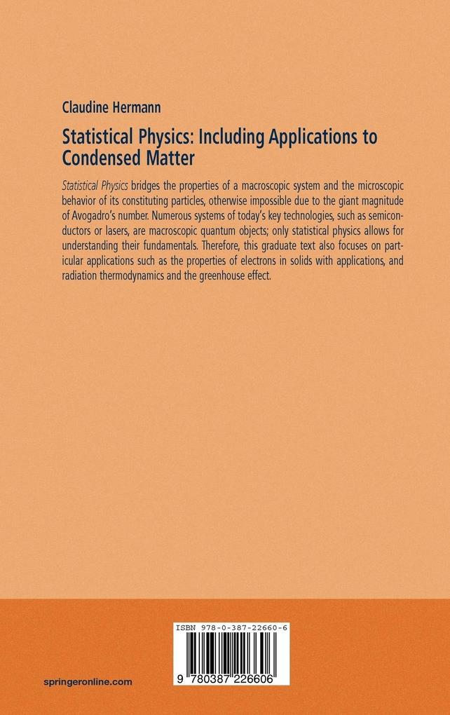 Weitere Ansicht: Statistical Physics | Claudine Hermann