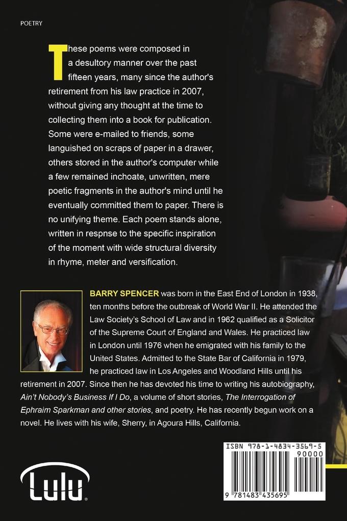 Weitere Ansicht: The Forgotten Man and Other Poems | Barry Spencer