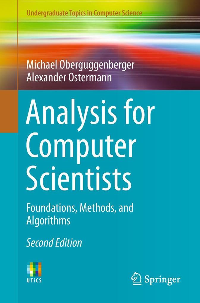 Produktbild: Analysis for Computer Scientists | Michael Oberguggenberger, Alexander Ostermann