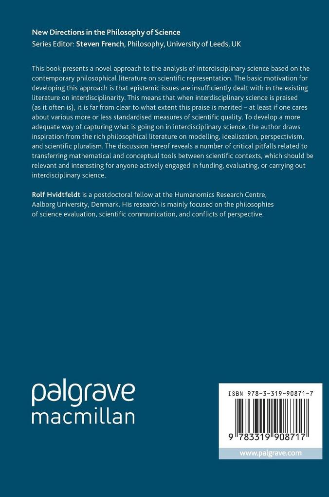 Weitere Ansicht: The Structure of Interdisciplinary Science | Rolf Hvidtfeldt