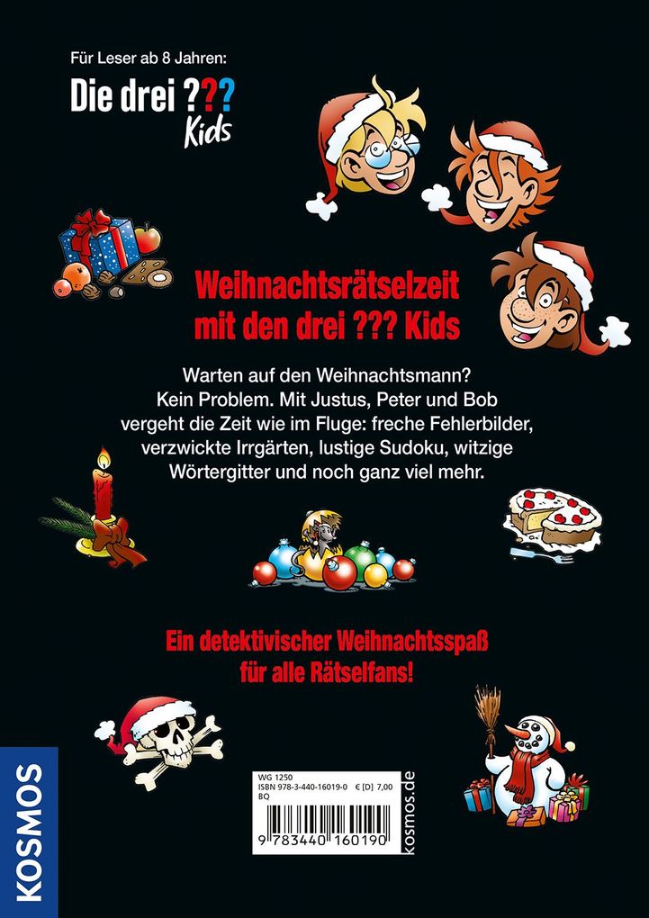 Weitere Ansicht: Die drei ??? Kids Weihnachtsrätselbuch | Ulf Blanck, Boris Pfeiffer