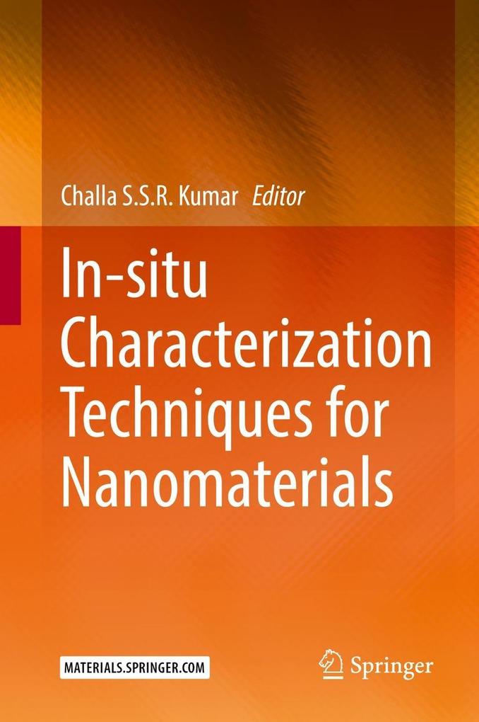 Produktbild: In-situ Characterization Techniques for Nanomaterials
