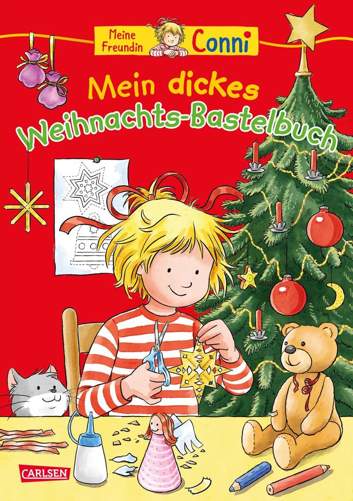 Produktbild: Conni Gelbe Reihe: Mein dickes Weihnachts-Bastelbuch | Hanna Sörensen