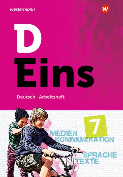 Produktbild: D Eins - Deutsch 7. Arbeitsheft. Gymnasium Nordrhein-Westfalen | Klaus Ackermann, Wolfgang Bay, Dirk Betzel, Marcel Hinderer, Claudia Deetjen