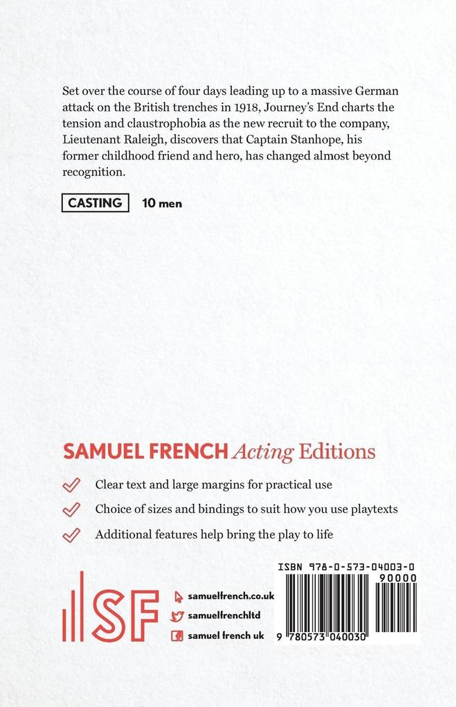 Weitere Ansicht: Journey's End | R C Sherriff