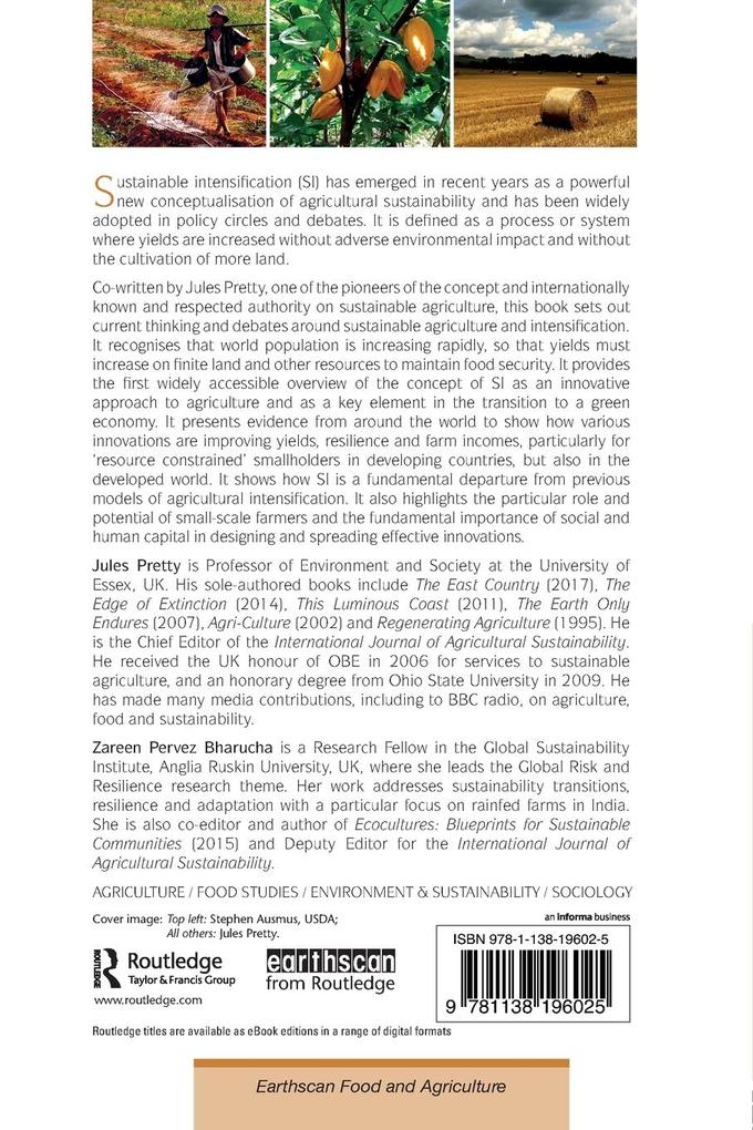 Weitere Ansicht: Sustainable Intensification of Agriculture | Jules Pretty, Zareen Pervez Bharucha