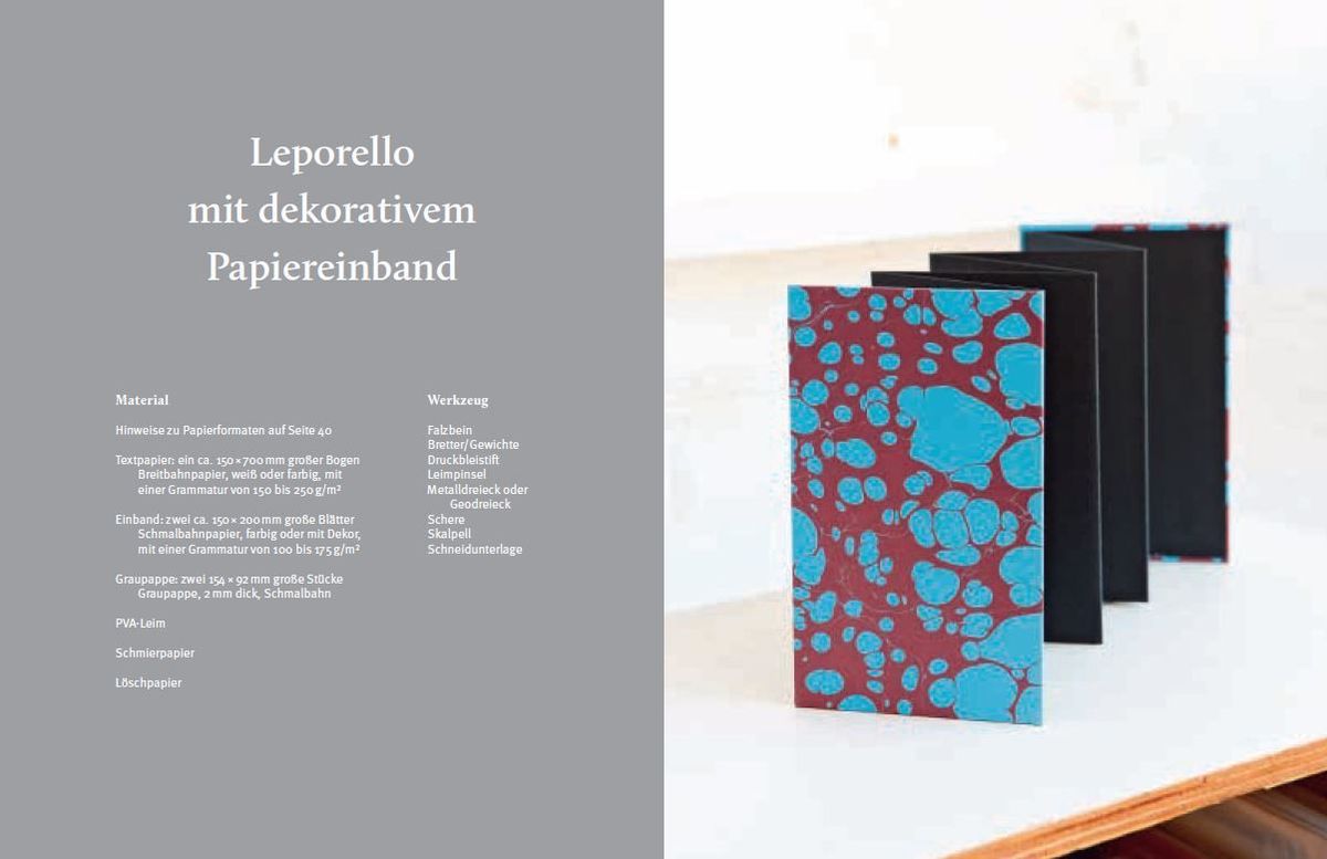 Weitere Ansicht: Handgebunden - Alben, Leporellos und Bücher selber machen
