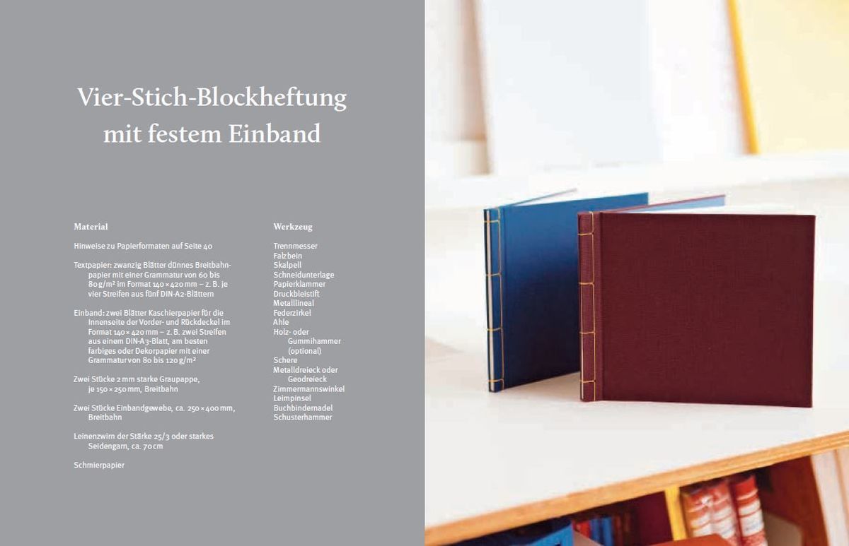 Weitere Ansicht: Handgebunden - Alben, Leporellos und Bücher selber machen